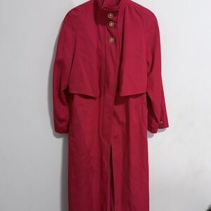 Elegant Vintage M.J. Carroll Long Trench Coat